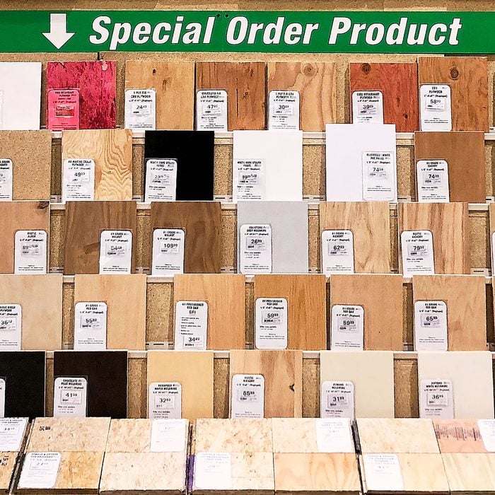 Special-ordered plywood samples | Construction Pro Tips