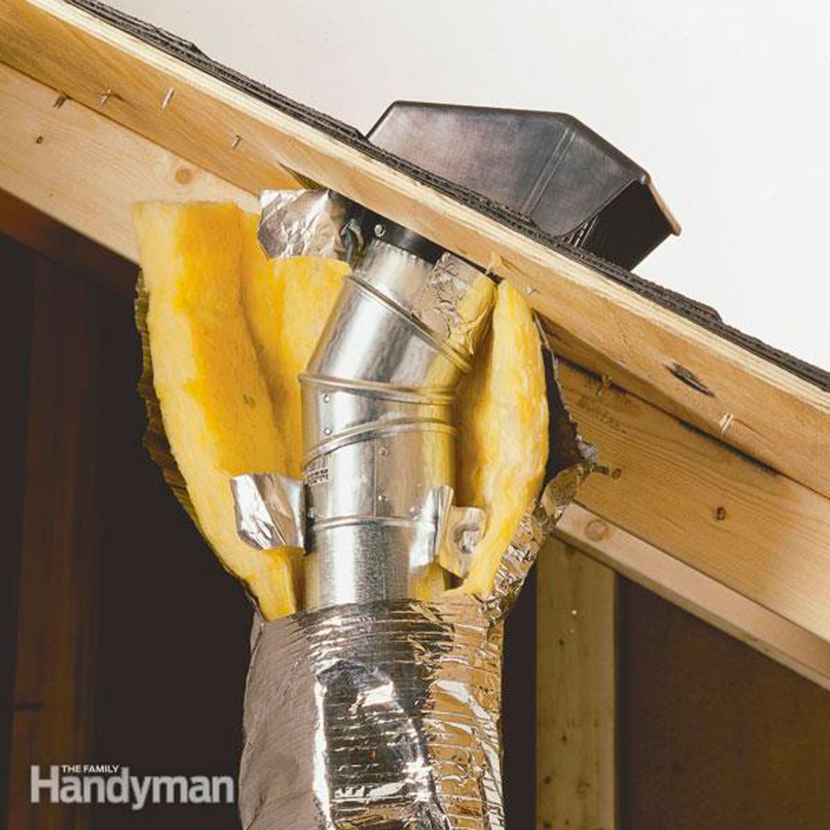 Venting Exhaust Fans Through The Roof Diy Family Handyman - How To Vent A Bathroom Exhaust Fan Soffitto