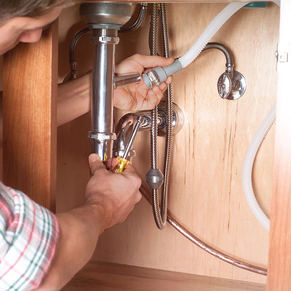 How To Replace A Dishwasher attach the drain line