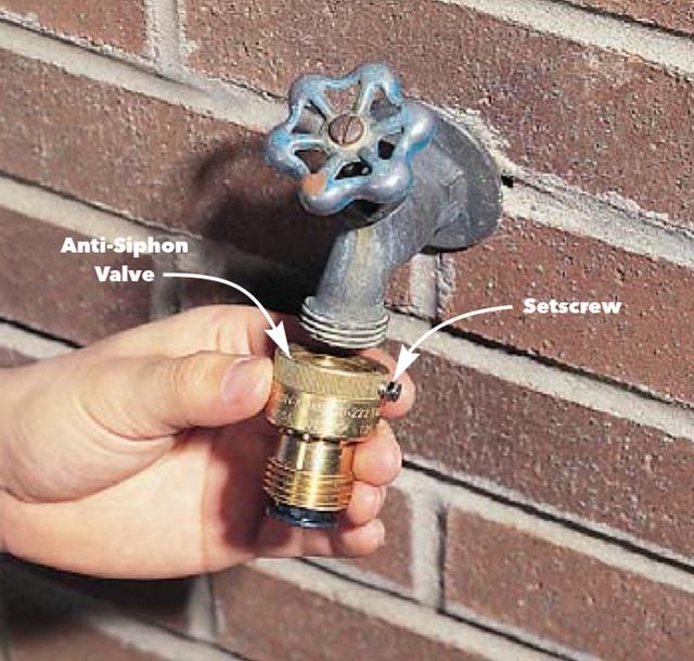 Install an Anti-siphon Valve on an Existing Sill Cock