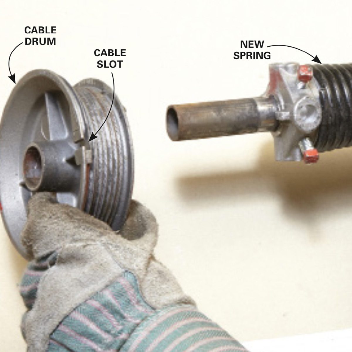 Garage Door Spring and Cable Repair (DIY)
