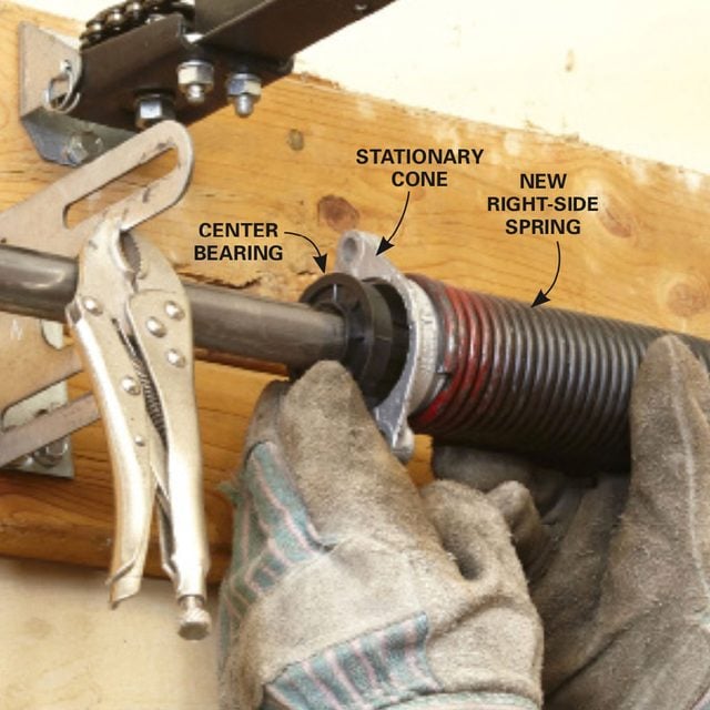 Install a new center bearing