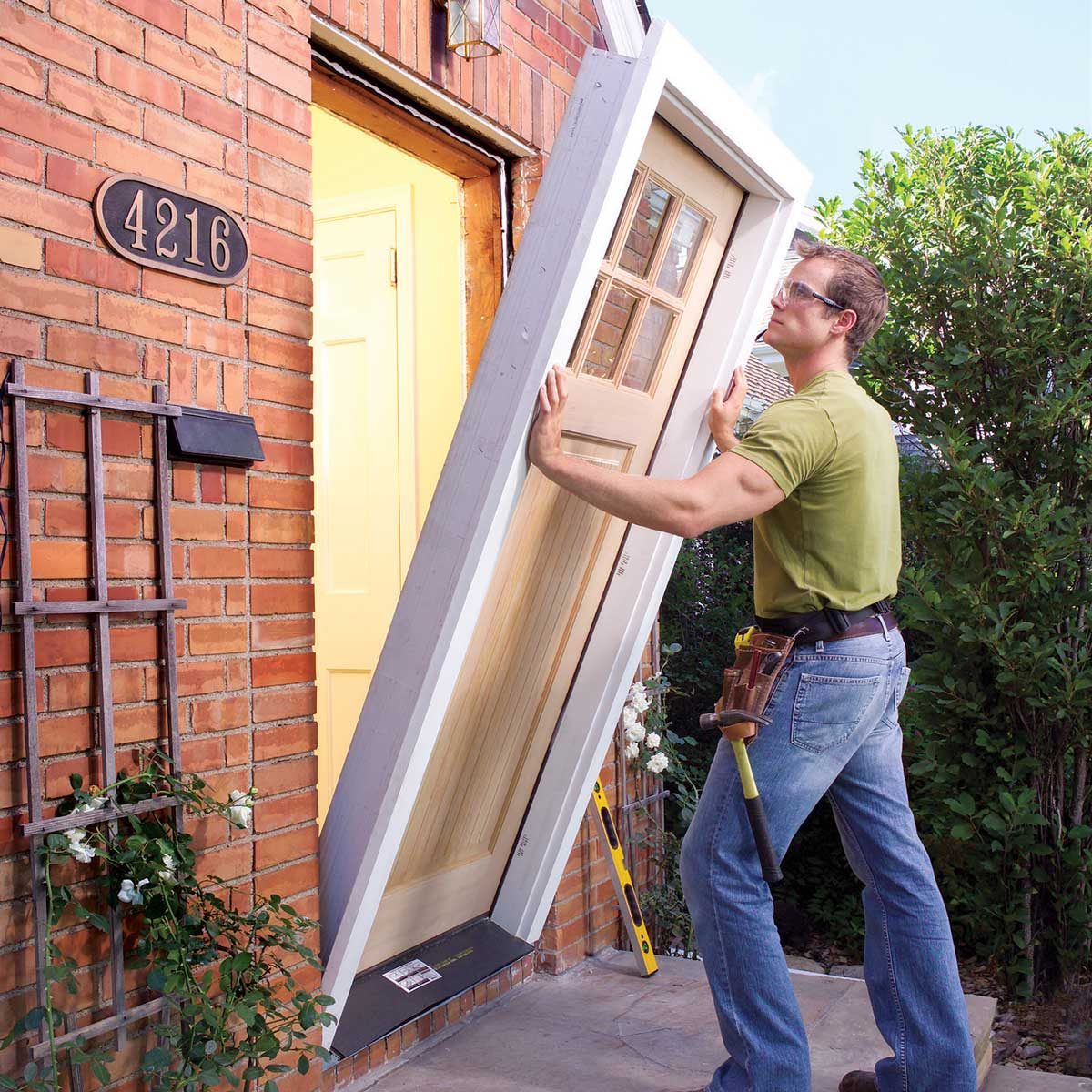 pre hung door installation