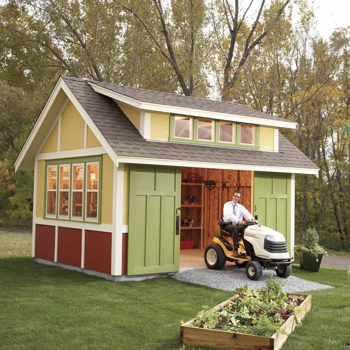 How to Build a Shed: 2011 Garden Shed Family Handyman