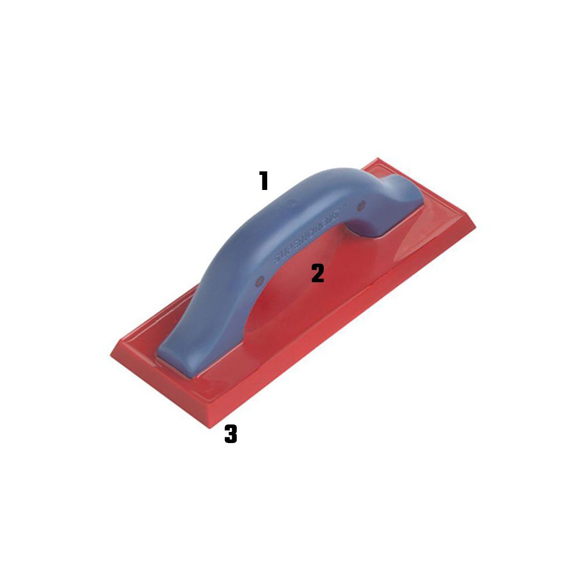 Red and Blue Grout Float | Construction Pro Tips