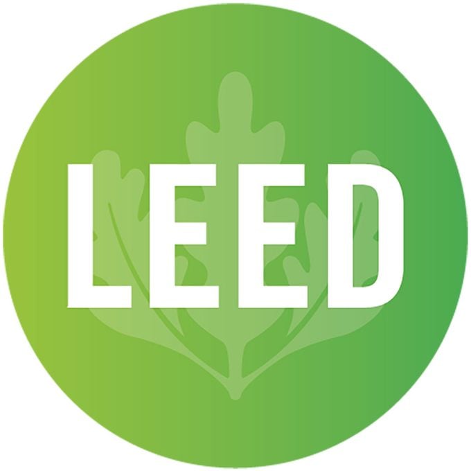 The logo for LEED certification | Construction Pro Tips