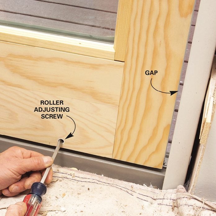 How To Replace A Patio Door Diy, How To Adjust A Sliding Glass Door