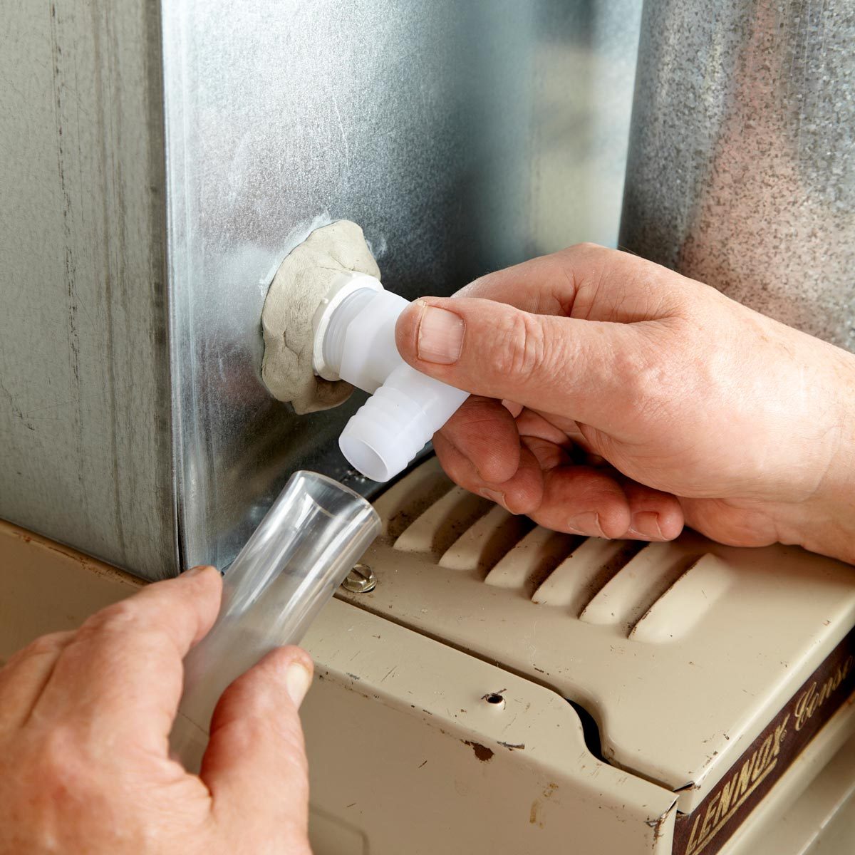 Water Around Furnace Means Clogged Condensate Drain