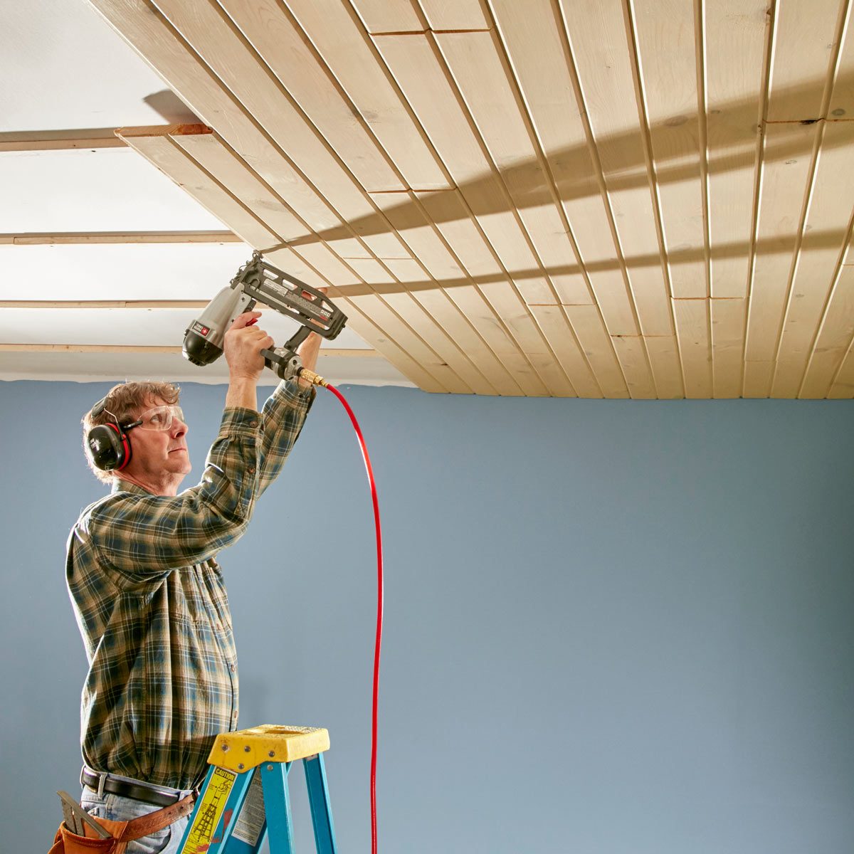 Install A Tongue And Groove Ceiling