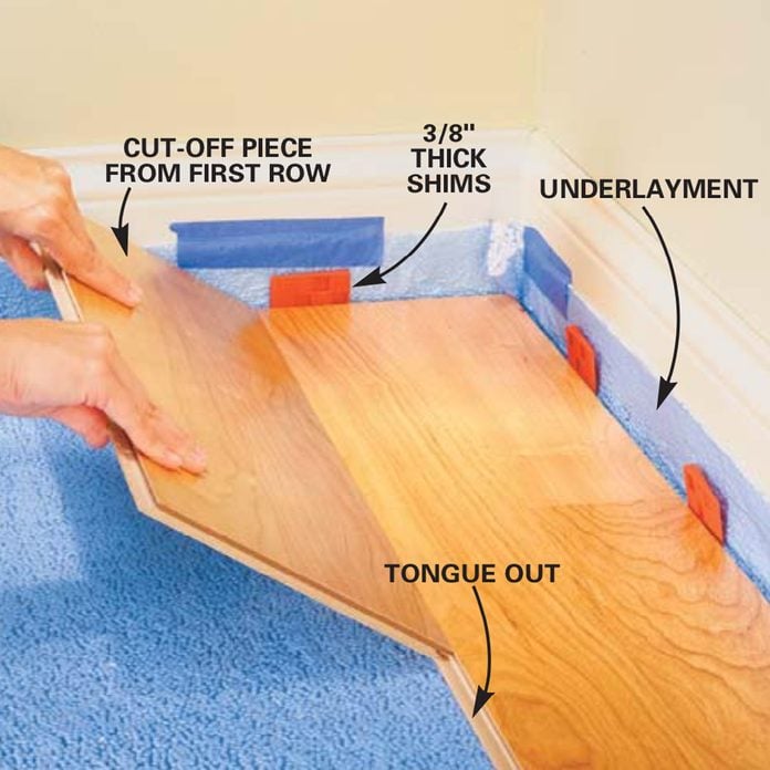 Installing Laminate Flooring Diy, How To Cut Vinyl Flooring Lengthwise