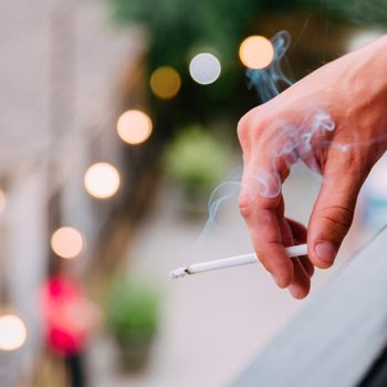 smoking in car