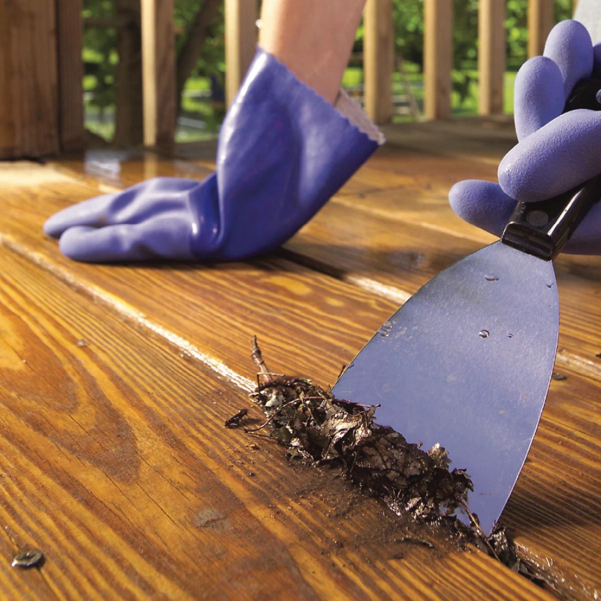 How To Pressure Wash A Deck Cleaned And Renewed Diy Family Handyman