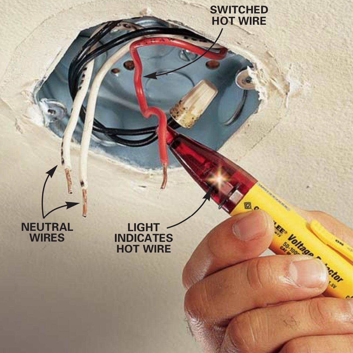 How To Hang A Ceiling Light Fixture Family Handyman