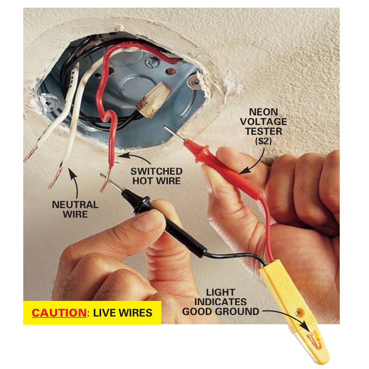 Albums 91+ Images how to test a ceiling light with a multimeter Sharp