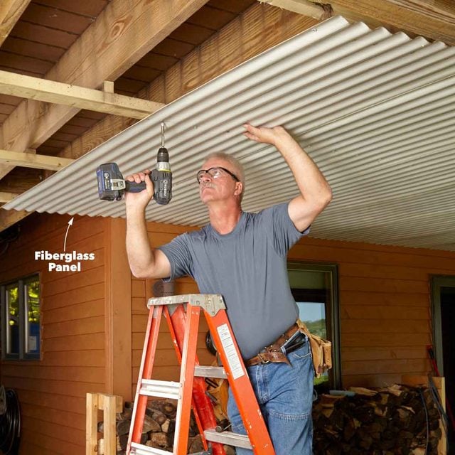 How To Build An Under Deck Roof Diy