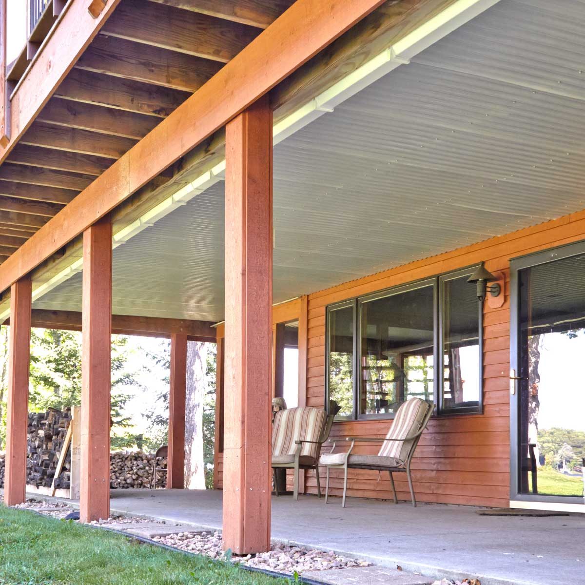 How To Build An Under Deck Roof Diy