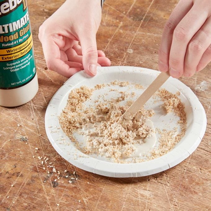 HH DIY wood filler sawdust 