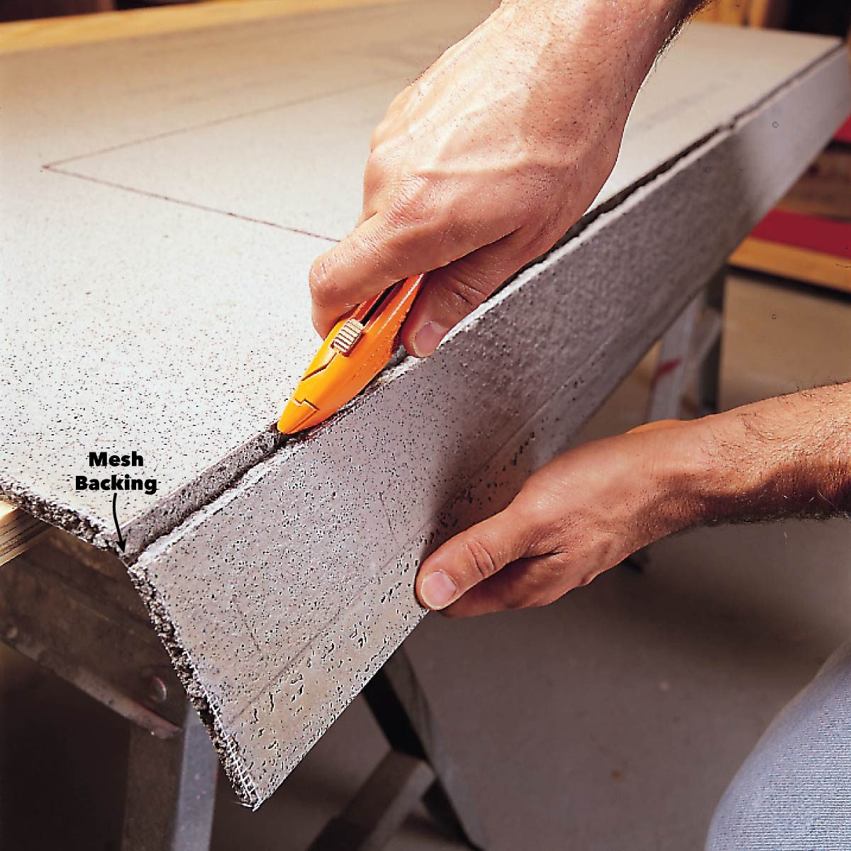 snap cement board