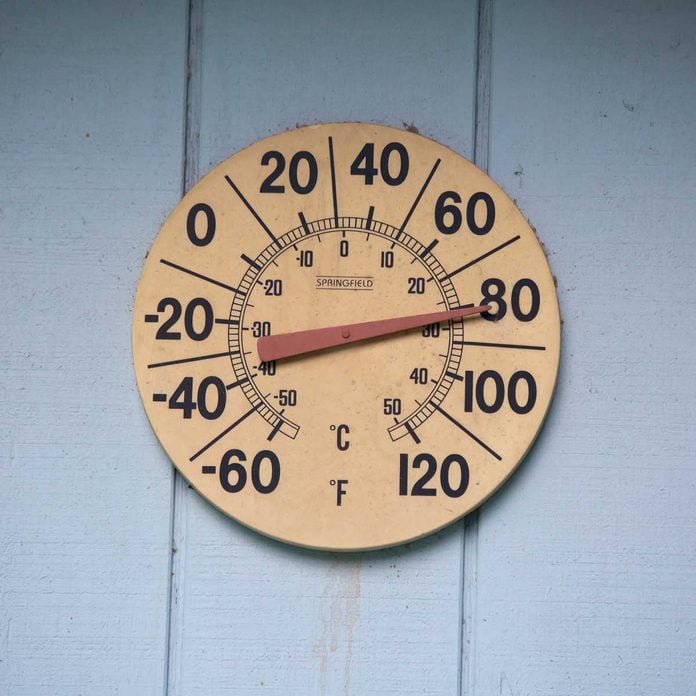 Exterior Wall Thermometer