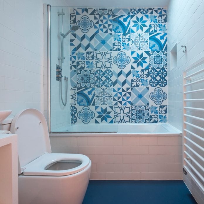 blue small master bathroom ideas