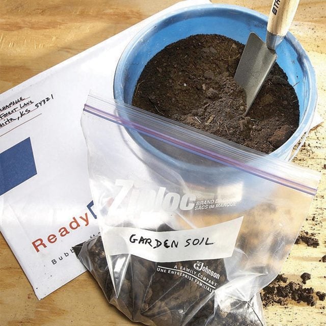 testing soil