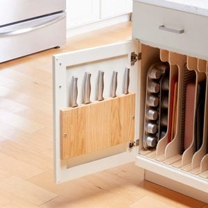 How to Make a Knife Rack for Inside Your Cabinet