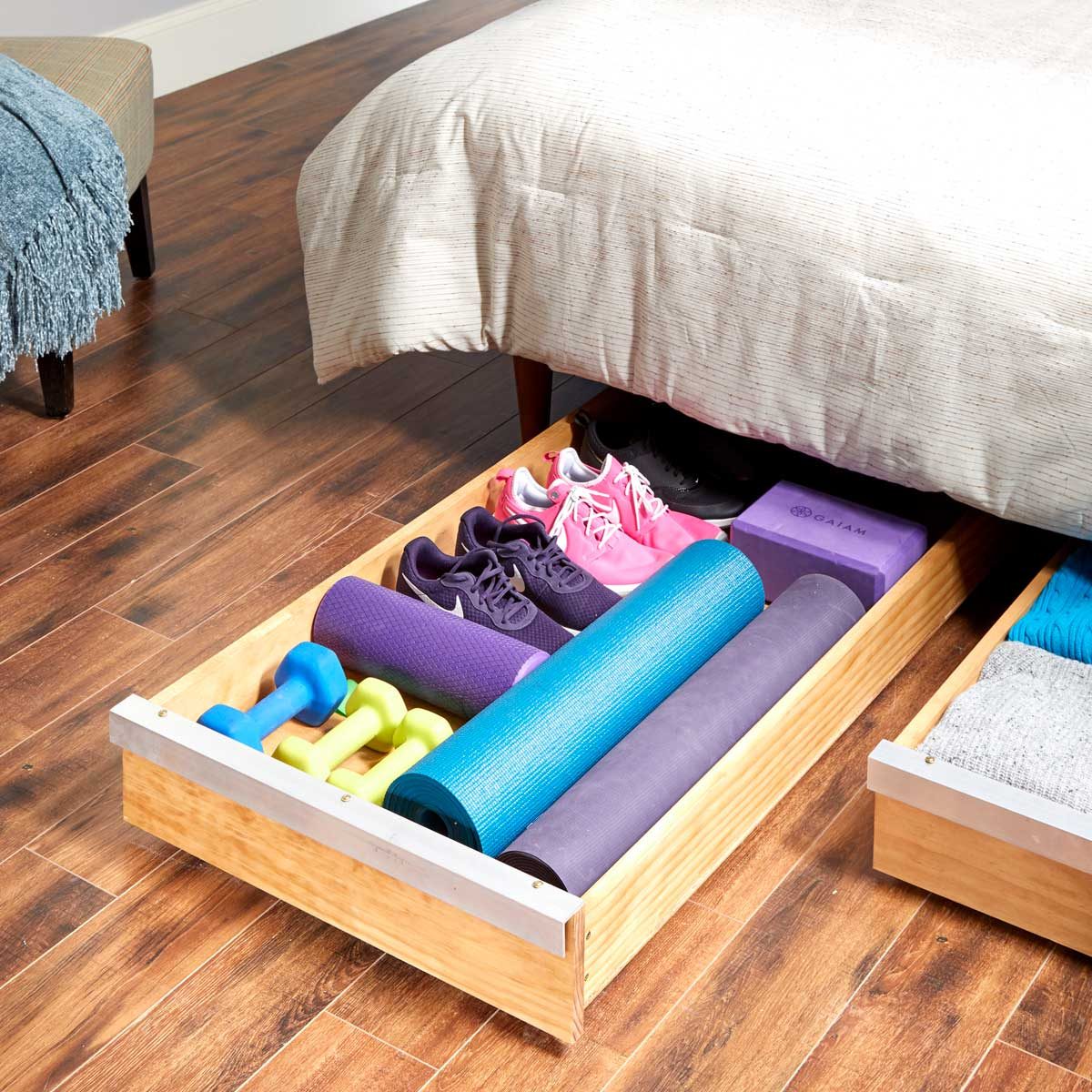 7 Clever Under the Bed Storage Ideas