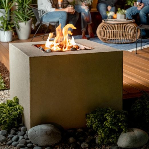 Build A Modern Outdoor Fireplace Diy, Build Outdoor Gas Fire Pit
