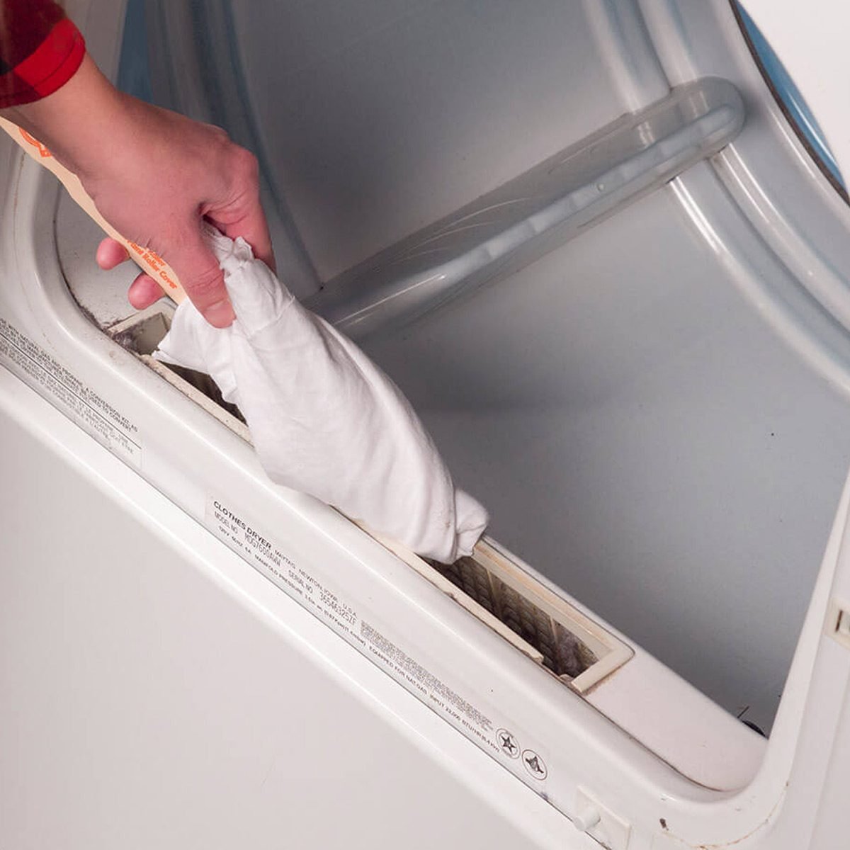 laundry room ideas cleaning around lint trap on dryer