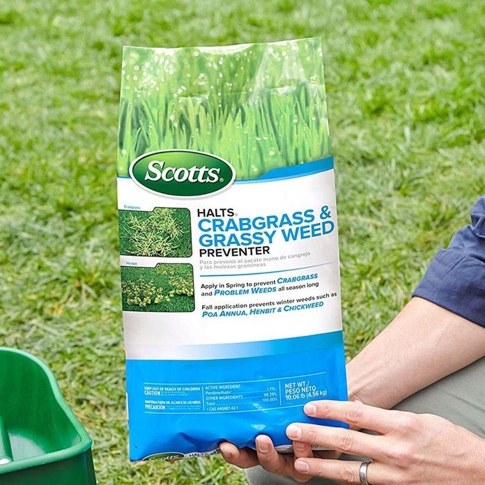 Scotts crabgrass and weed preventer