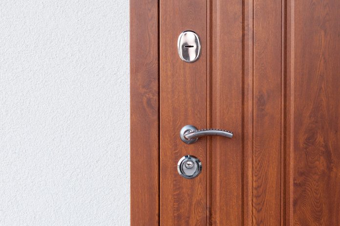 door frame wood handle