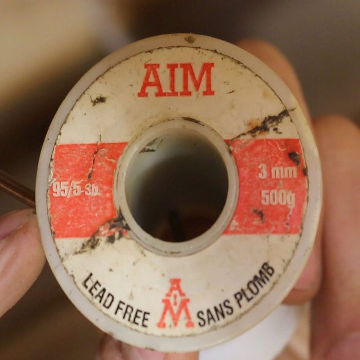 Spool of solder that is lead free | Construction Pro Tips