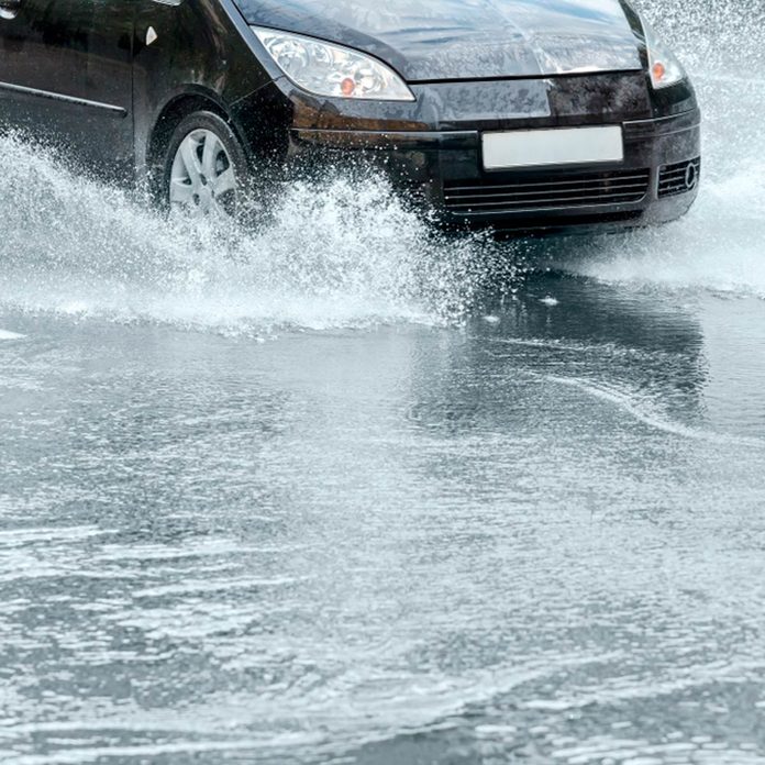 driving in rain