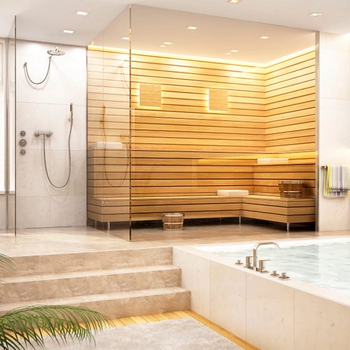Walk-In Shower with a Steam Feature