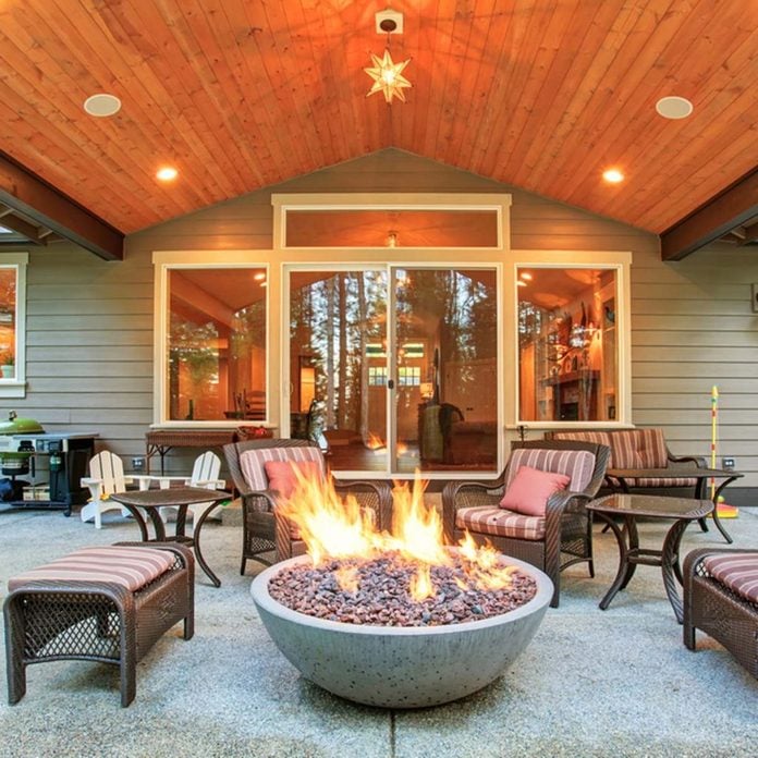 Fire pit patio