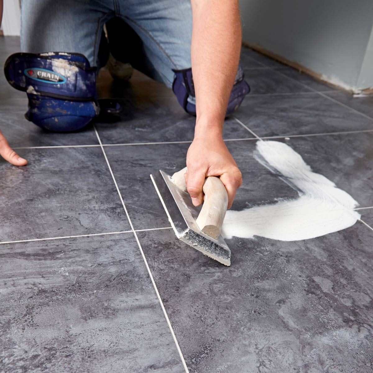 Luxury Vinyl Tile Installation Diy, How To Clean Vinyl Tiles With Grout