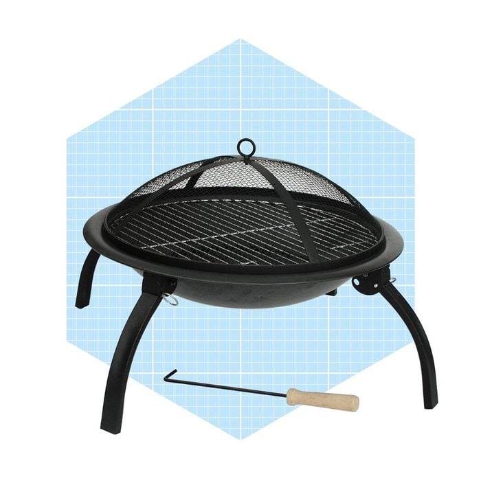 Fire Sense Firepit Portable Folding