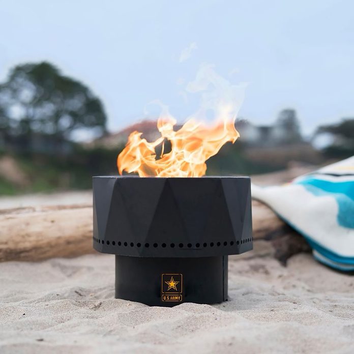 blue sky outdoor Portable Fire Pit