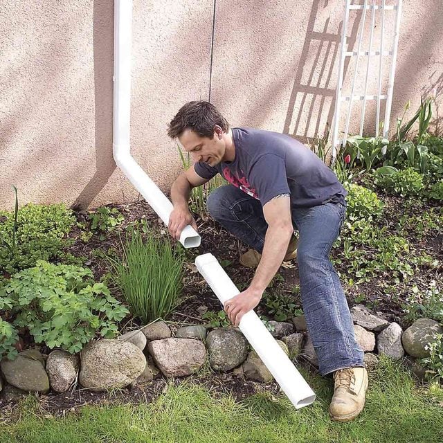 Extend the Downspout: Downspout drainage solutions