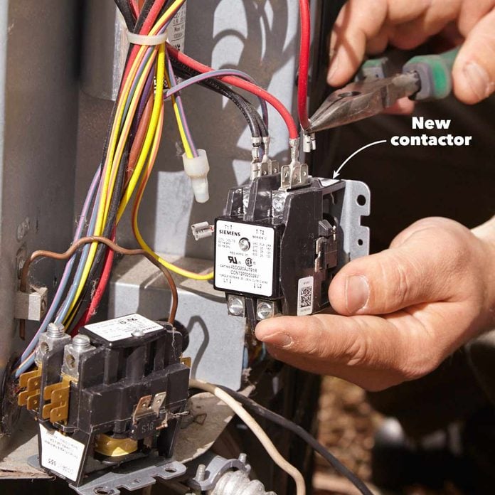 replace the ac contactor
