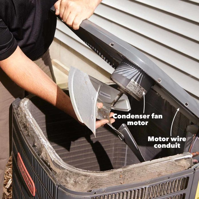 Replace the fan motor in air conditioner