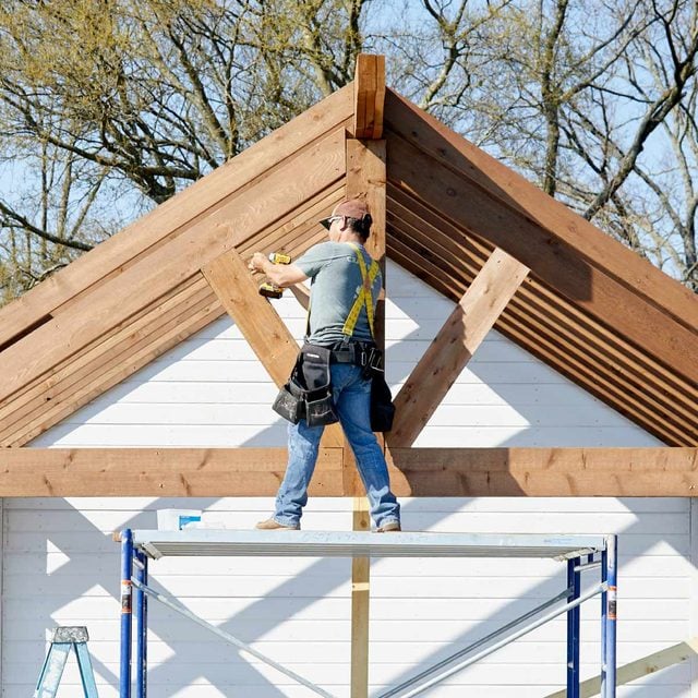 kitchen pavilion shed complete gable end