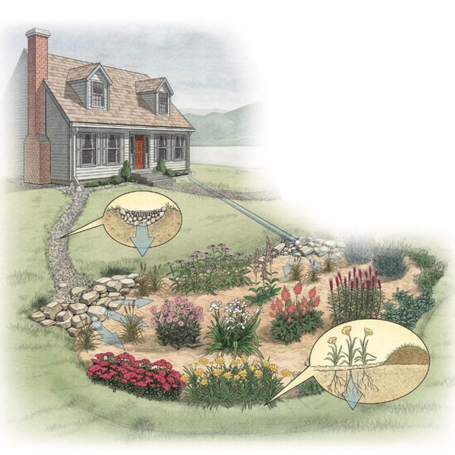 Build a Rain Garden diagram