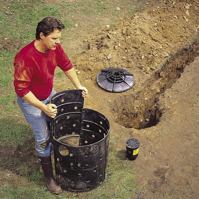 dry well installation