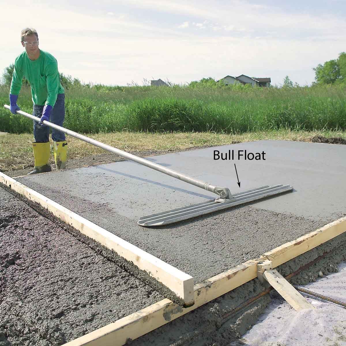 Concrete Forms and Pouring a Concrete Slab (DIY) | The Family Handyman