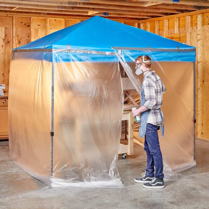 DIY paint booth