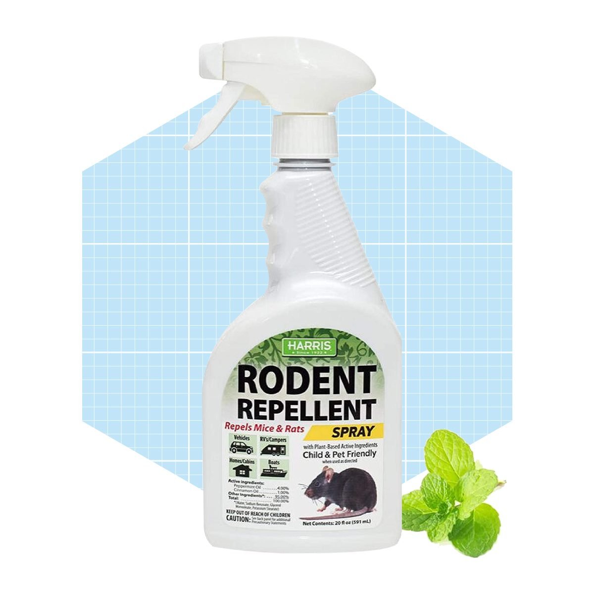 Harris Peppermint Oil Mice & Rodent Repellent Spray Ecomm Amazon.com