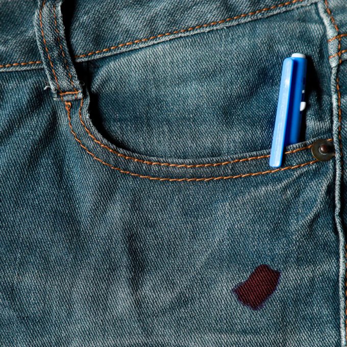 how to remove ink from clothes