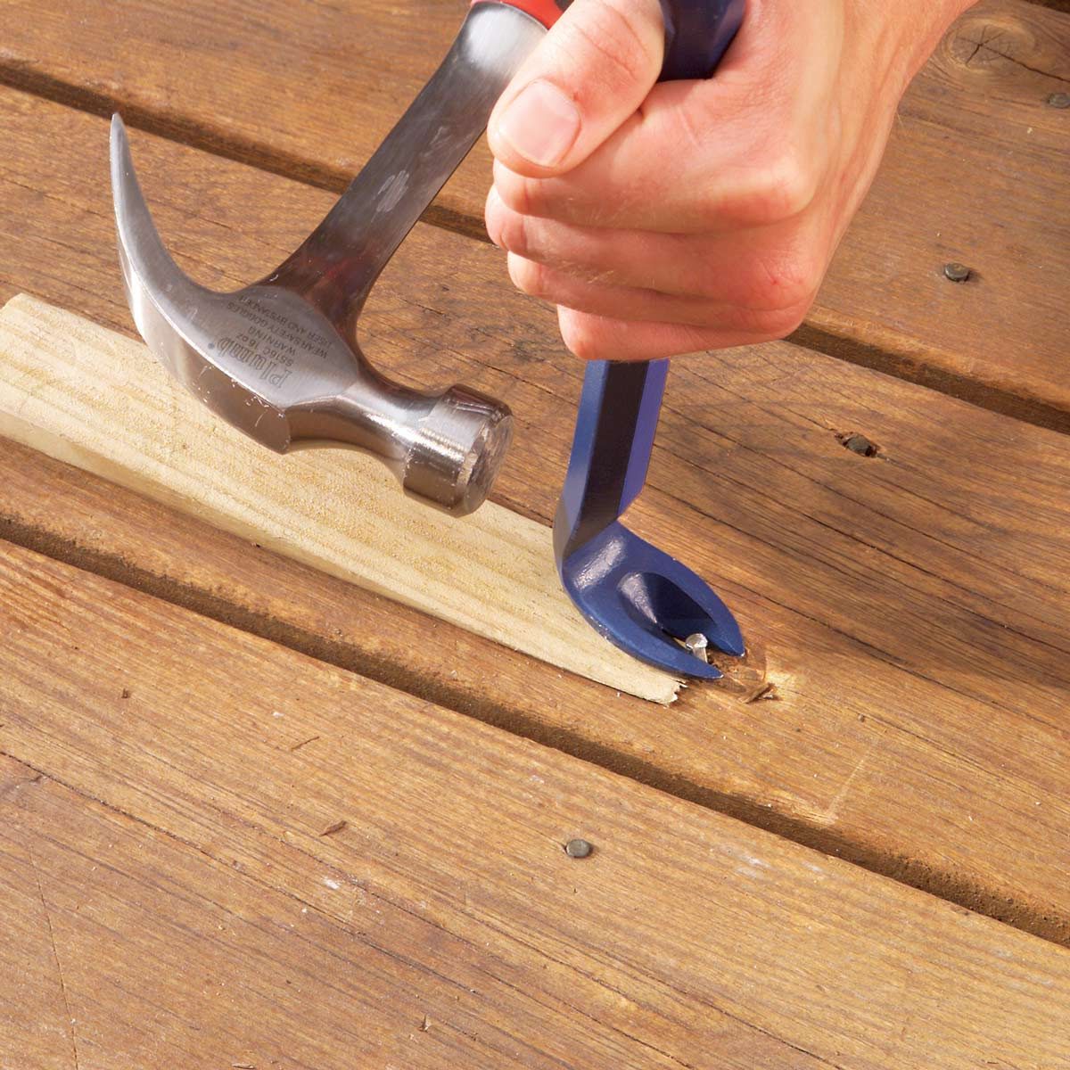 replace popped deck nails