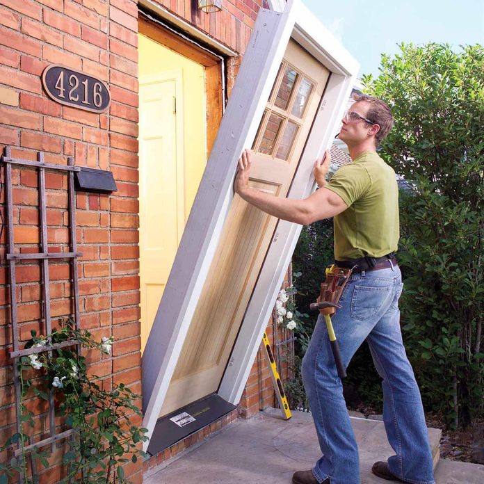 replace exterior door